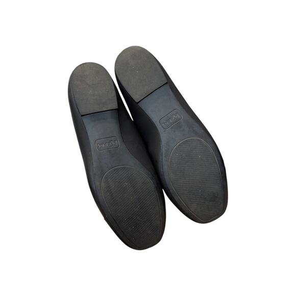 Korks Penelope Ballet Flats Black Vegan Leather Square Toe Kork-Ease Womens 8.5 - Picture 5 of 6